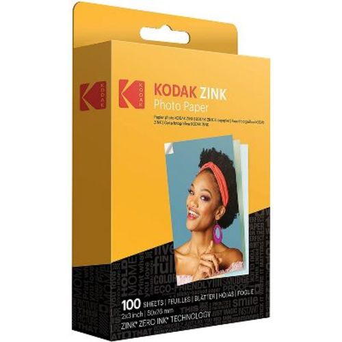 Kodak 2"x3" Premium Zink Photo Paper Compatible with Kodak Smile, Kodak Step, PRINTOMATIC