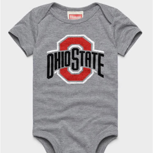 Ohio State Buckeyes Baby One Piece | Retro OSU Baby One Piece – HOMAGE