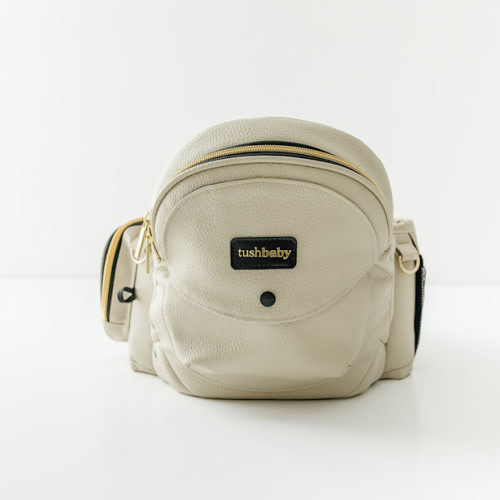 Hip Seat Carrier - Cream Vegan Leather