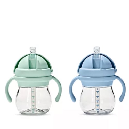 Tot Transitions Straw Cups with Handles 6 oz., 2 Pack