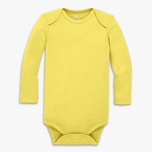 6-12+ mos cotton long sleeve babysuit