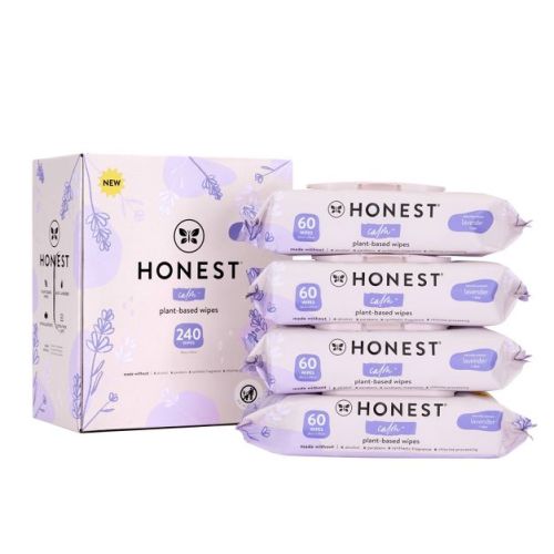 The Honest Company Calm + Cleanse Plant-Based Baby Wipes - Lavender