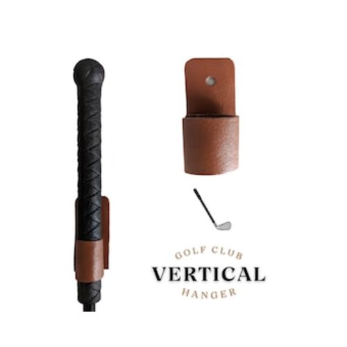 Leather Golf Club Wall Hanger Bracket, Golf Club Holder, Golf Club Rack, Golf Club Display, Wall Mount Rod Hanger, Wall Hanging Strap - Etsy