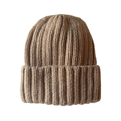 Chunky Knit Hat, Taupe