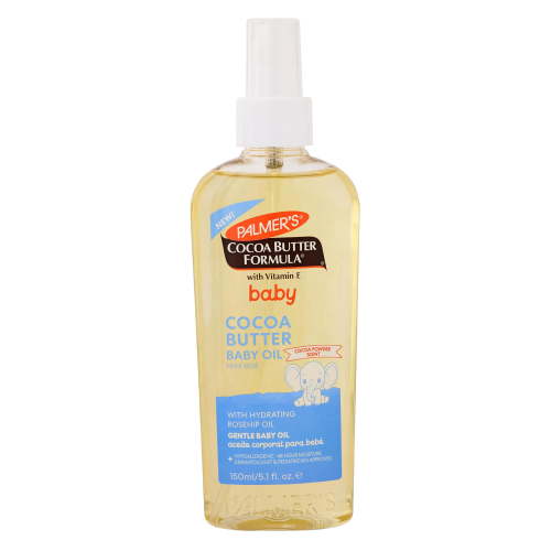 Palmer's Cocoa Butter Baby Oil 5.1 fl oz, Nourishing Moisturizer for Delicate Skin with Vitamin E and Argan Oil