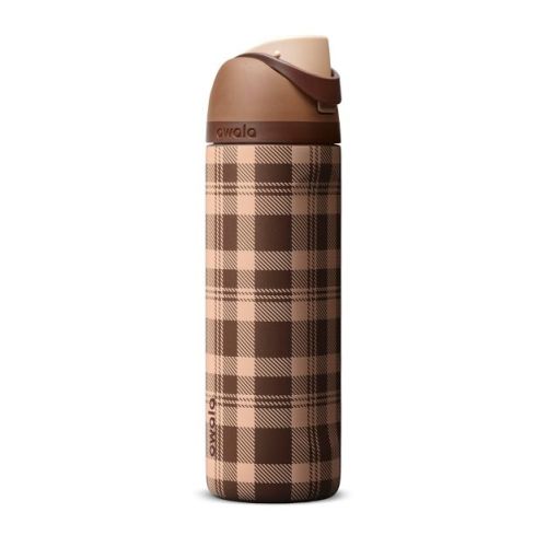 Owala 24 fl oz Stainless Steel Special Edition FreeSip Insulated Water Bottle - Plaid and Simple