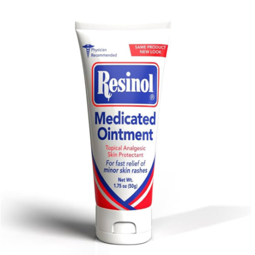 Resinol Medicated Ointment For Itch Relief And Protection Of Skin Rashes and Irritations, 1.75 Ounce Tube