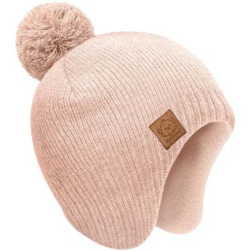 KeaBabies Muff Baby Beanie, Baby Hat for Boys, Girls, Toddler Hat, Winter Hat for Newborn, Infant, Toddler 0-6 Months (Blush, Small)