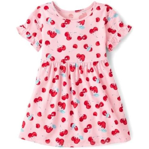 The Children's Place Baby Girls' and Toddler Short Sleeve Fashion Dress