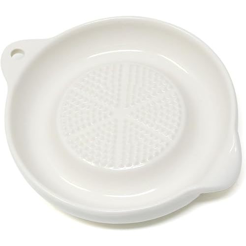 "yueton 1 Pack Ceramic Grater for Mashed Potato Making, Garlic, Ginger, Onion, Lemon, Chocolate, Practical Kitchen Tool"
