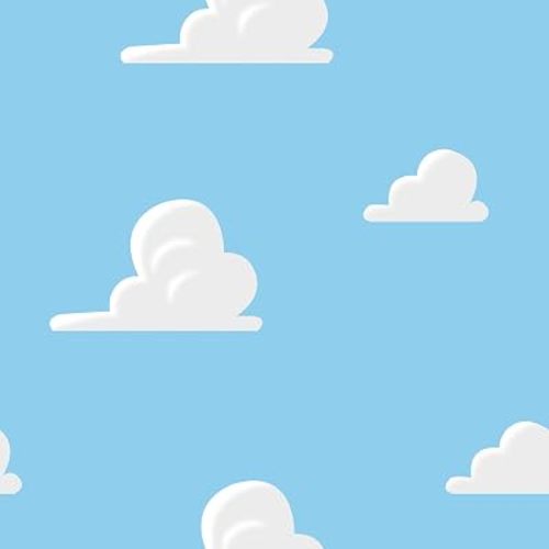 Disney Toy Story Cloud Blue Peel and Stick Wallpaper