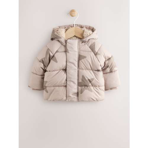 Natural Star All Over Printed Baby Puffer Jacket (0mths-2yrs)