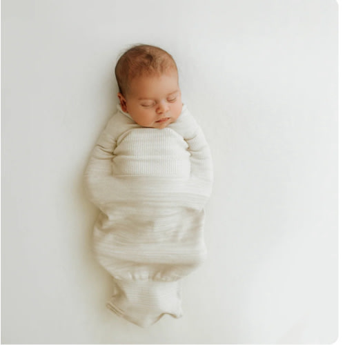 Bamboo Blend Beige Swaddle Sleep Sack – Swaddelini