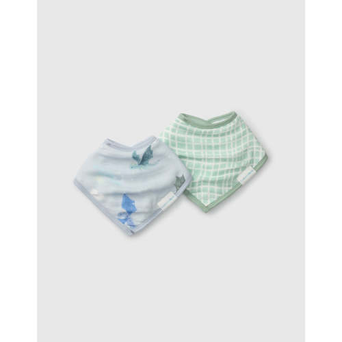 Bandana Baby Bib 2-Pack - Magical Dragons