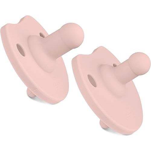 Ryan & Rose Cutie PAT Pacifier Teether (Preemie Kit, Blush)