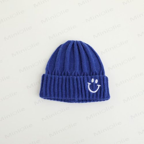 Baby Embroidered Smile Knitted Beanie