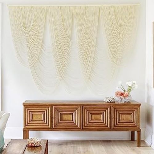 Macrame Wall Hanging Yarn Art Fiber Craftsmanship Tapestry 57"W*41"L