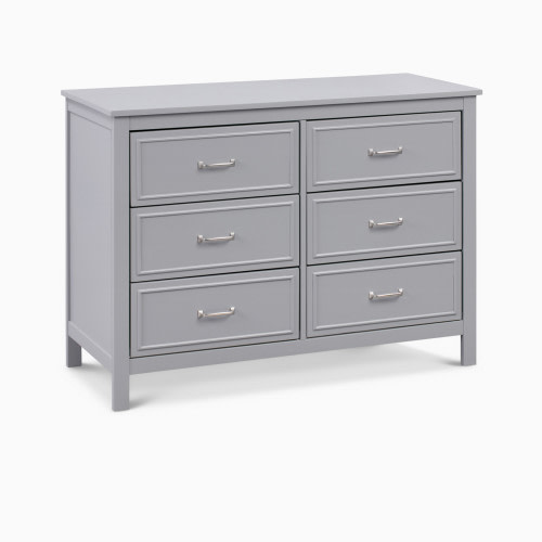 daVinci Charlie 6-Drawer Double Dresser - Grey