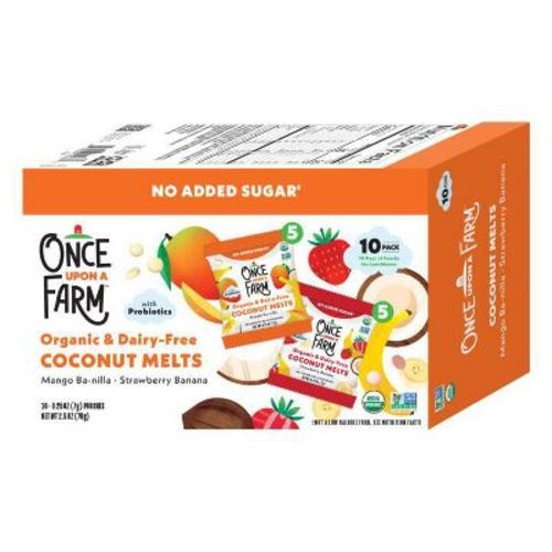Once Upon a Farm Coconut Melts Variety Pack Baby Snack - 2.5oz/10ct