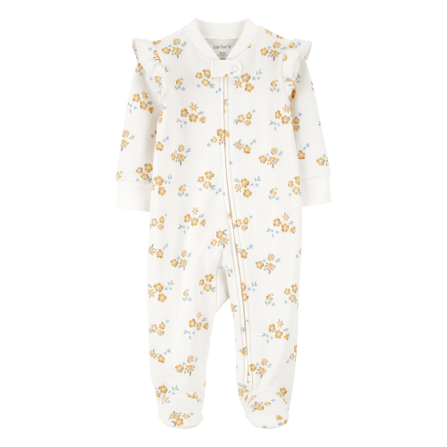 Baby Girl Floral 2-Way Zipper Cotton Sleep and Play - Carter's | Carter's