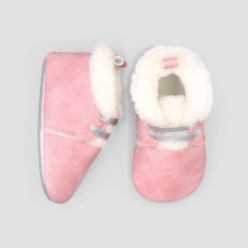 Baby Girls' Desert Boot Crib Shoes - Just One You® made by carter's Pink