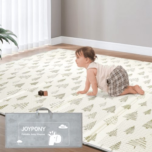 Joypony Baby Play Mat, 79x71 inches, Reversible Waterproof Foam
