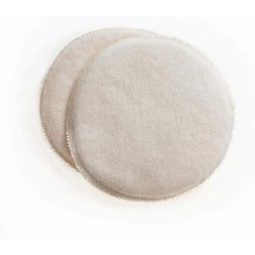 Soothingly Soft Merino Wool Nursing Pads, Style Softline, Extra Thickness, 5 in. Diameter