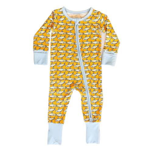 Zipper Romper - Amalfi Fish