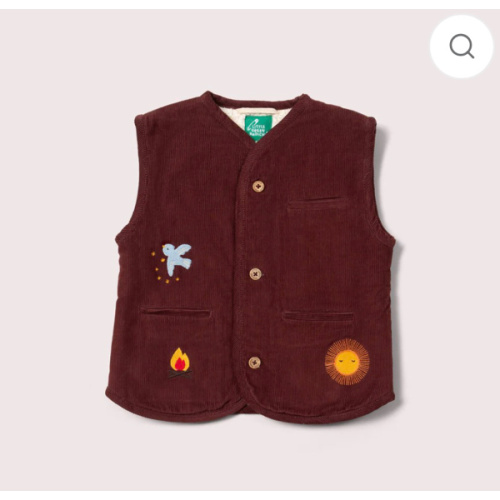 Chocolate Sherpa Lined Reversible Gilet – Little Green Radicals
