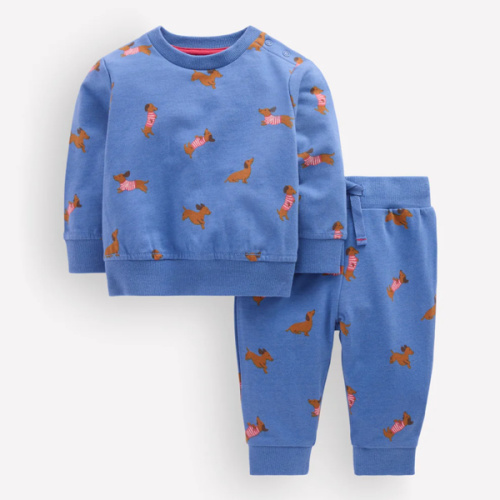 Sweatshirt Play Set - Blue Sausage Dog | Boden USA