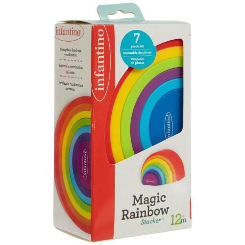 Infantino Magic Rainbow Stacker Toy