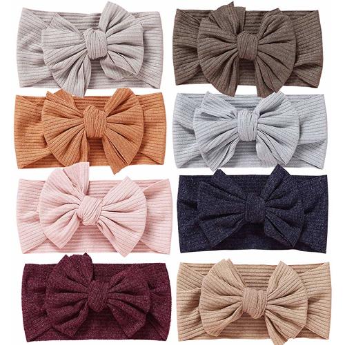 Baby Girl Headbands and Bows Girls Hair Elastic Bow Tie Bands - Infant Toddler Newborn Girl Hair Accessories