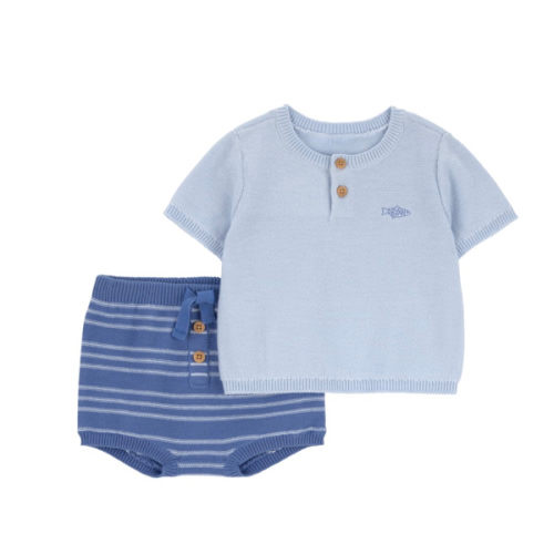 Carter's Child of Mine Conjunto de Atuendo para Bebé Niño, 2 Piezas, Tallas 0/3-24 Meses