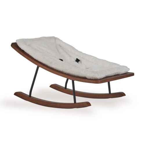 Rocking Baby Bouncer Bouclé - Cream - Quax