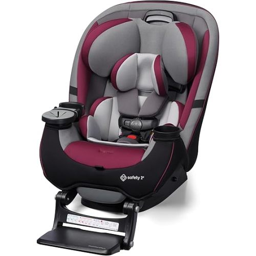 Safety 1st Grow and Go Extend ‘n Ride LX All-in-One Convertible Car Seat, Winehouse