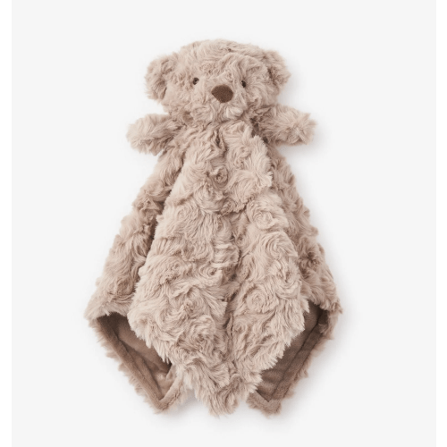 Plush Bear Baby Security Blanket