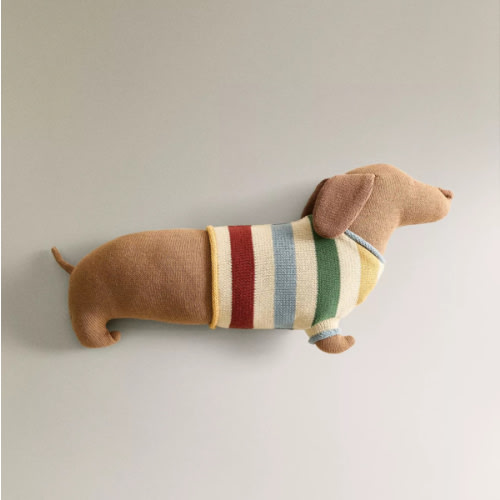 CHILDREN'S DOG KNIT CUSHION | Zara Home United States of America