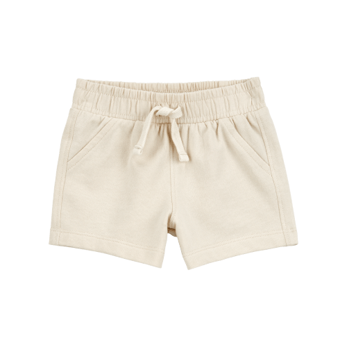 Baby Pull-On French Terry Shorts - Ivory - Carter's | Carter's