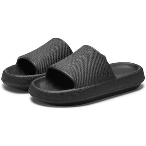 Cloud Slippers For Women Shower Shoes Pillow Slides Indoor House Outdoor Flip Flops For Men Bathroom Non-Slip Home Bubble Foam Beach Platform Slippers