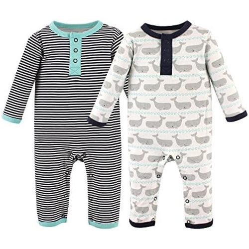 Hudson Baby unisex-child Cotton Coveralls