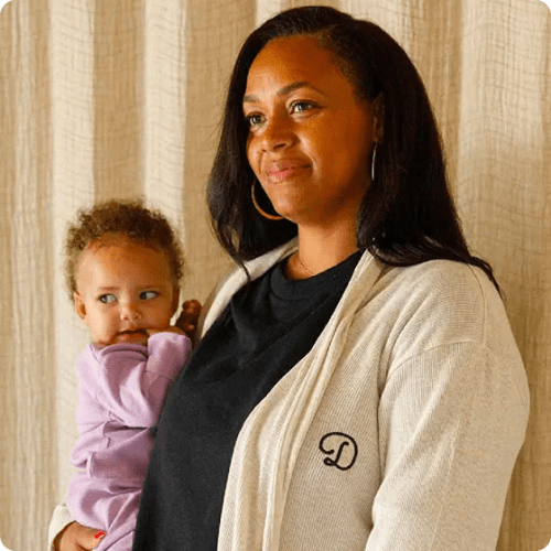 Organic Lounge Robe - Organic Maternity Clothes - Monica + Andy