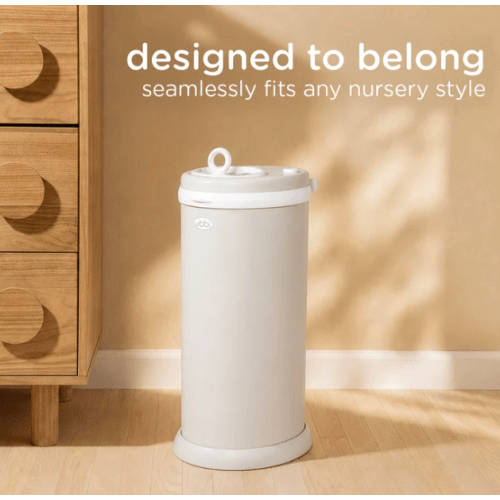 stainless steel diaper pail
color: matte oat