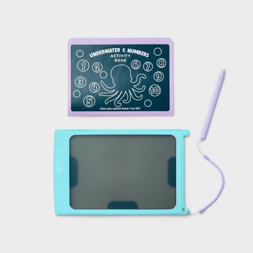 See Through Drawing Pad - Mint - Gigglescape™: ABS Material, Enhances Fine Motor Skills, Doodle Mats & Boards