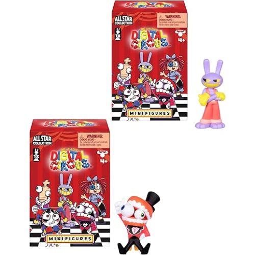 The Amazing Digital Circus 2 Inch Mini Figures Mystery Box 2 Pack