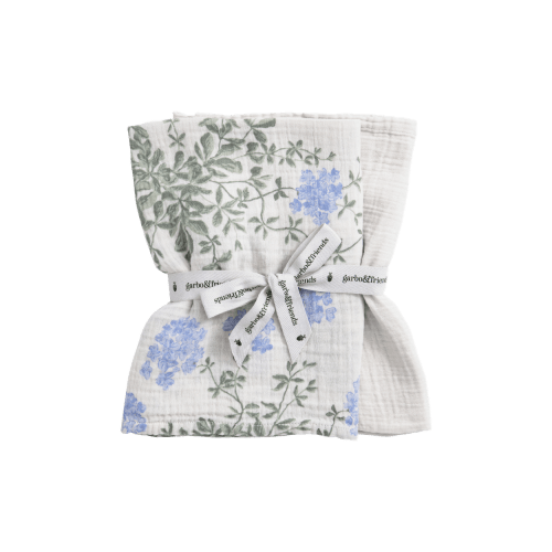 Muslin Blanket 2 pcs - Plumbago