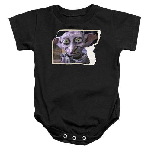 Harry Potter Dobby Worn Photo Unisex Infant Snap Suit for Baby (24 Months) Black