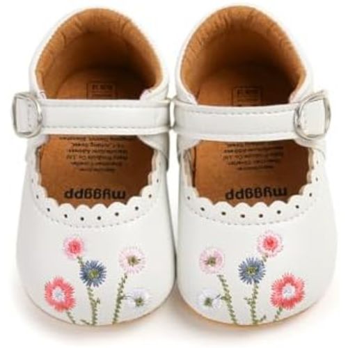 Ohwawadi Infant Baby Boys Girls Slippers Cozy Fleece Booties Soft Bottom Warm Cartoon Socks Newborn Crib Shoes