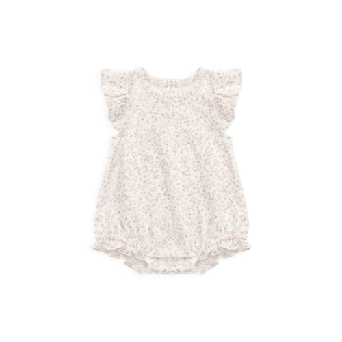 Organic Cotton Adrienne Playsuit - Posy Milk