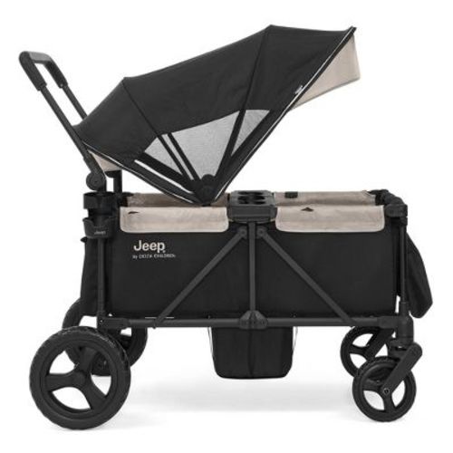 Jeep Evolve JXP All Terrain 2 Seater Stroller Wagon by Delta Children - Tan