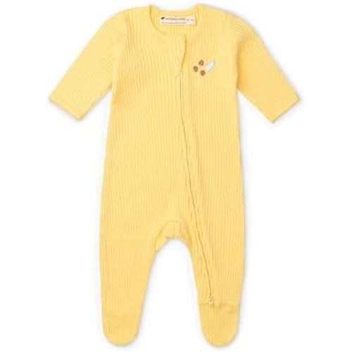 monica + andy Double Zipper One Piece, 100% Organic Baby Clothes for Girls & Boys, Unisex, Preemie, Newborn & Infant Sizes